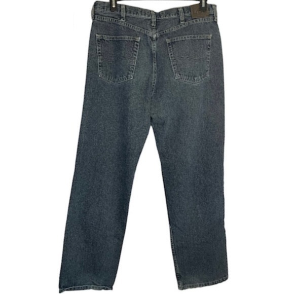 Lee Relaxed Fit Straight Leg Stone Wash Denim Jeans, [Men’s 36x32] 100% Cotton - Picture 6 of 6